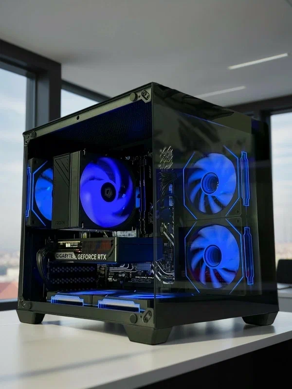 Игровой ПК (AMD Ryzen 7 7700 / AMD Radeon RX 6500 XT / 16 ГБ ОЗУ /512 ГБ SSD M2) (Игровой компьютер / системный блок)