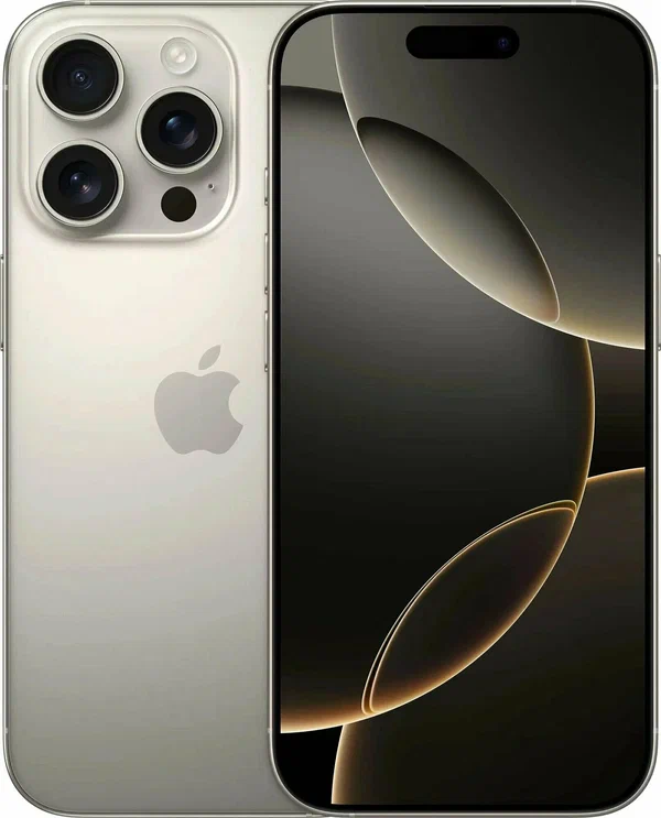 Смартфон Apple iPhone 16 pro 128 Gb nanoSIM+esim, natural titanium