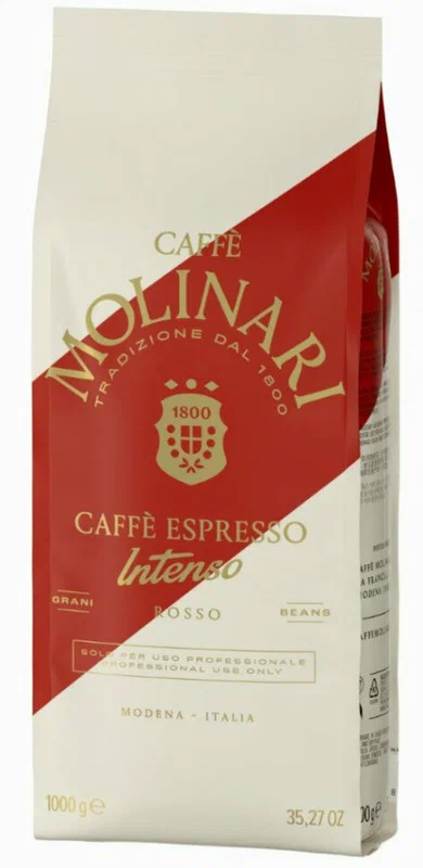 Molinari Rosso / Intenso 1кг итальянский кофе в зернах (6521 / 71001)
