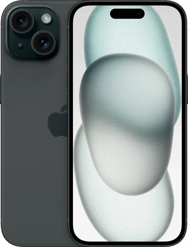 Смартфон Apple iPhone 15 128 ГБ, Dual nano SIM, Black / Черный