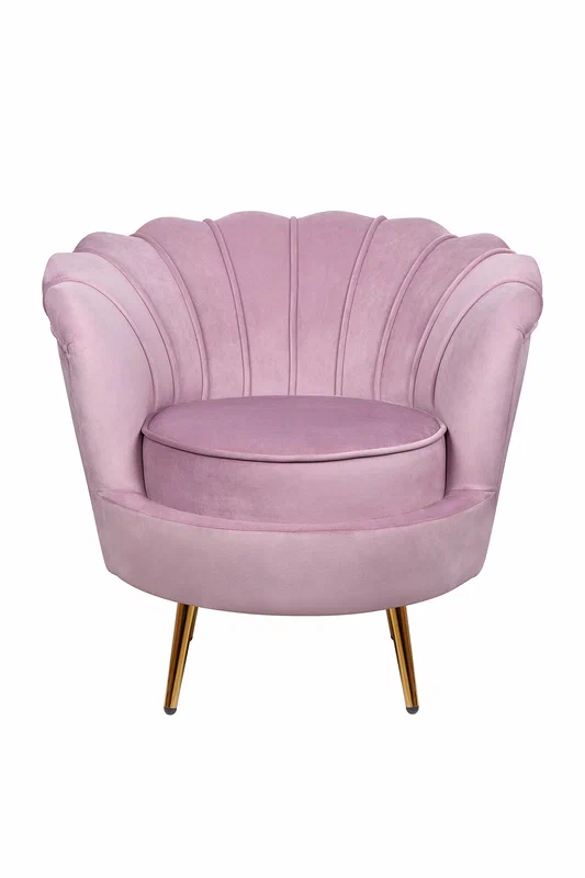 Кресло ракушка Mak-interior, Кресло Pearl pink, дизайнерское для дома