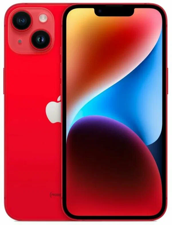 Смартфон Apple iPhone 14, 128Gb Global, nano SIM+eSIM, Red (Красный)