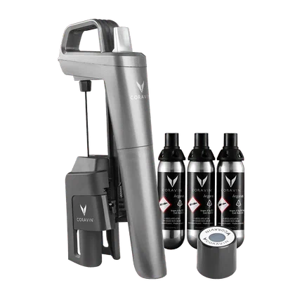 Аксессуары Coravin Система для подачи вин по бокалам Coravin Model 6 Коравин Модель 6+ 3 капсулы + игла+пробка