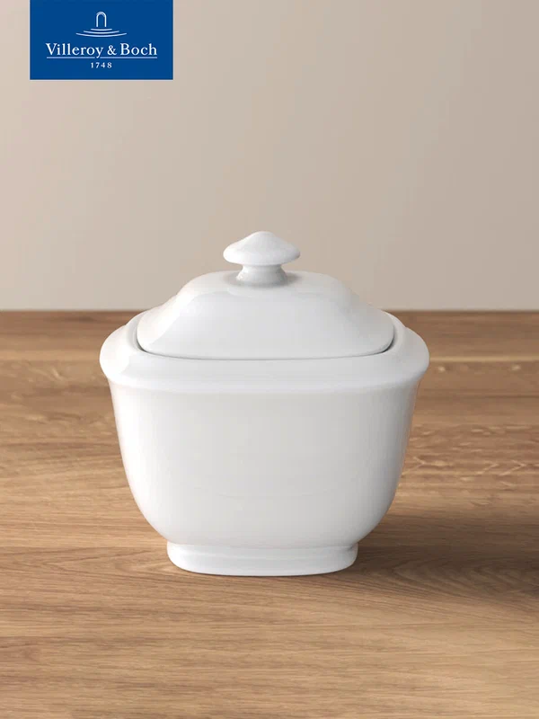 Сахарница с крышкой, 240 мл, Royal, Villeroy & Boch, Костяной Фарфор