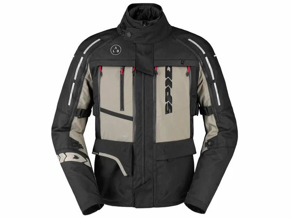 Мотокуртка мужская текстильная SPIDI 4 SEASON V3 Fango, черно-песочная, 3XL