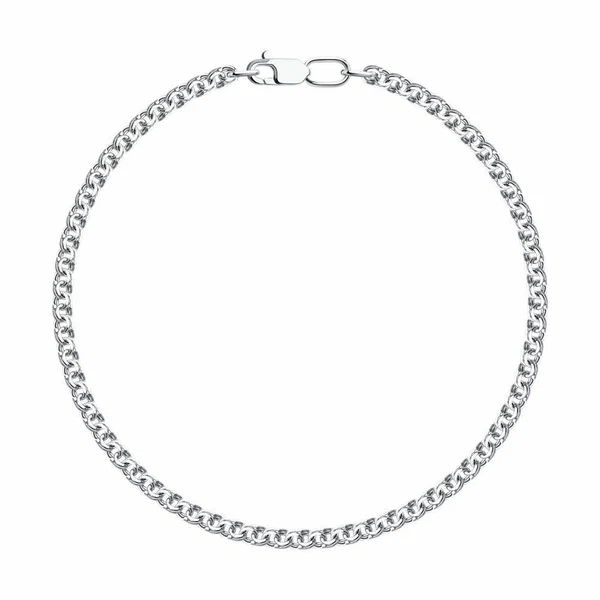 Браслет, белое золото, 585 проба