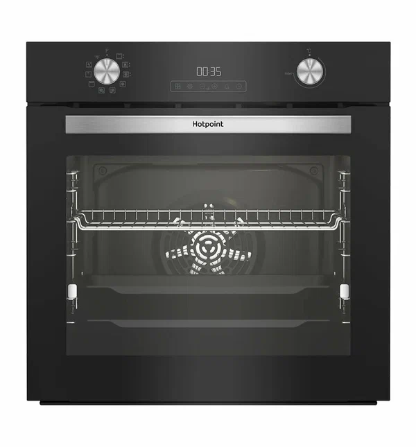 Электрический духовой шкаф Hotpoint "FE8 831 JSH BLG", с конвектором, гидролизной очисткой