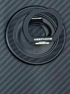 Магнитный держатель KEEPHONE KEVLAR GRIP MAGNETIC DUAL-RING BLACK / Попсокет с магсейф KEEPHONE KEVLAR GRIP / Черный