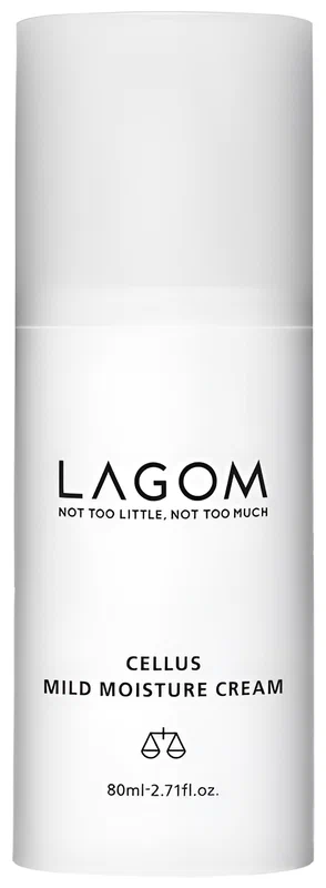 Нежный увлажняющий крем для кожи Lagom Cellus, с мочевиной, 80мл.