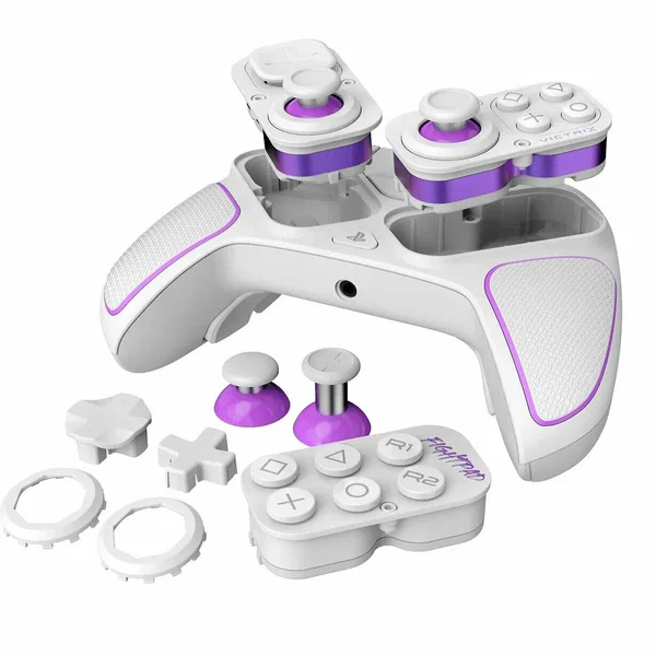 Геймпад беспроводной PDP Victrix Pro для PlayStation 5, PlayStation 4 и PC, Wireless Controller - White