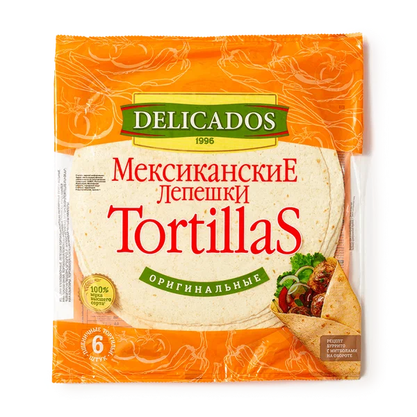 Лепешки Мексиканские Оригинальные "Delicados", пшеничные, 400 г
