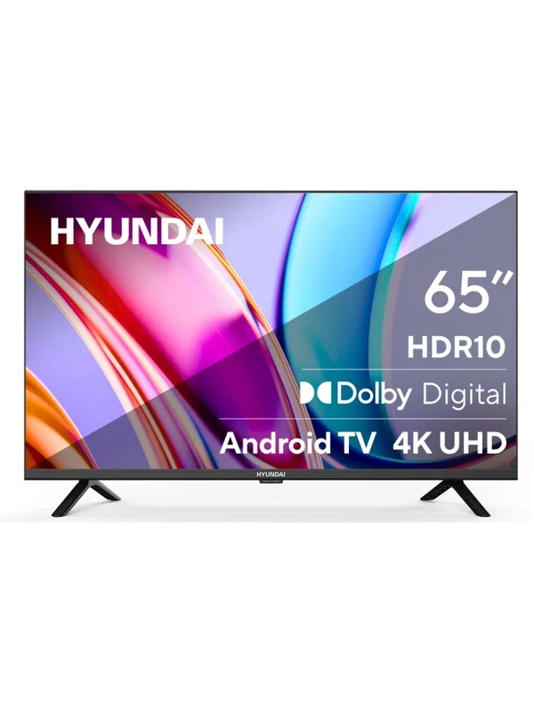 Телевизор Hyundai H-LED65BU7006 65" LED, 4K Ultra HD, черный, смарт ТВ, Android TV