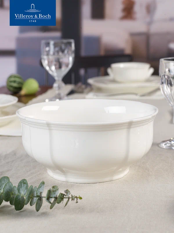 Салатник 21 см, 1800 мл, Manoir, Villeroy & Boch, Премиум-Фарфор
