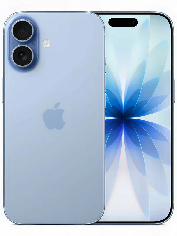 Смартфон Apple iPhone 17 256GB (eSIM-only), Синий/Mist Blue.