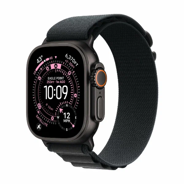 Смарт часы Apple Watch Ultra 3 (2025) 49 мм Black Titanium Case GPS, Black Alpine Loop (M)