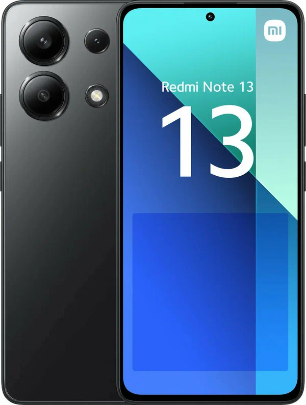 Смартфон Xiaomi Redmi Note 13 4G 8/512 ГБ NFC Global Black, Черный