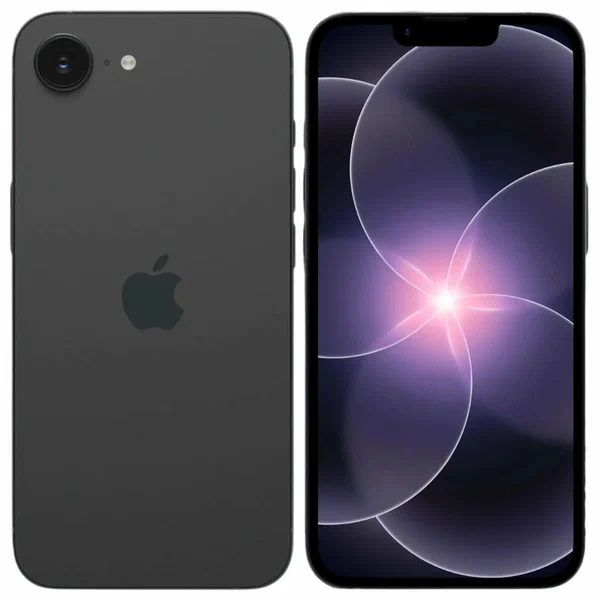 Смартфон Apple iPhone 17e 8GB/256GB, экран 6.1", черный ( Dual eSIM )