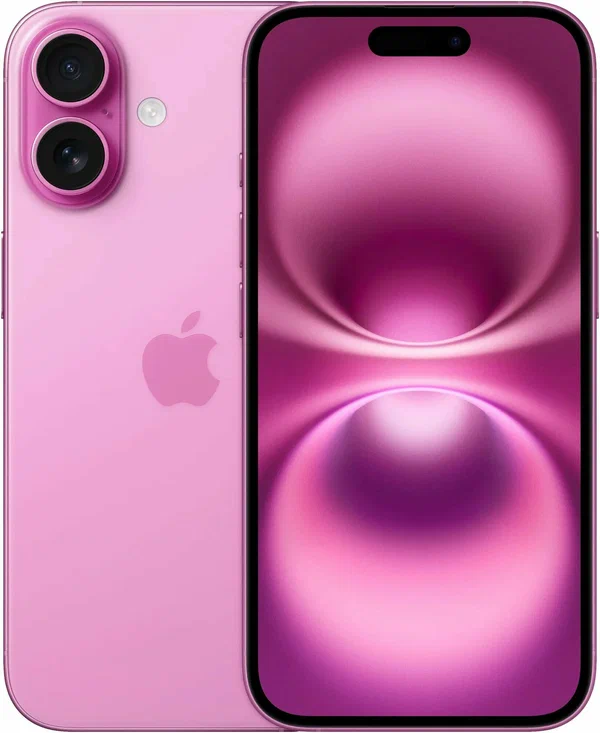 Смартфон Apple iPhone 16 Plus 256 ГБ, Dual: nano SIM + eSIM, Pink (розовый)