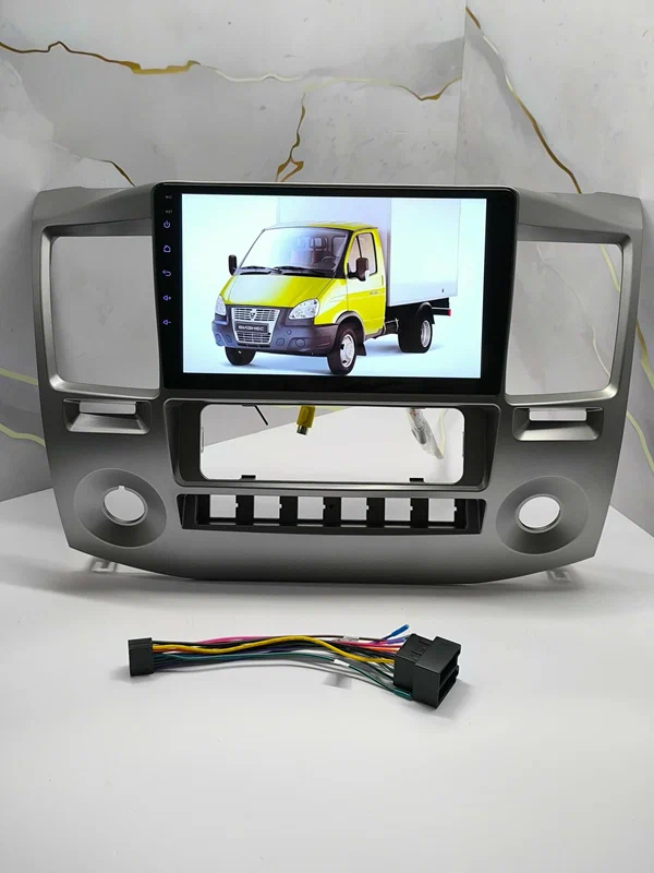 Магнитола Газель Бизнес 2010-2022 Android 2/32GB, 9" IPS 1280x720 CarPlay, Bluetooth, Wi-Fi, штатная автомагнитола