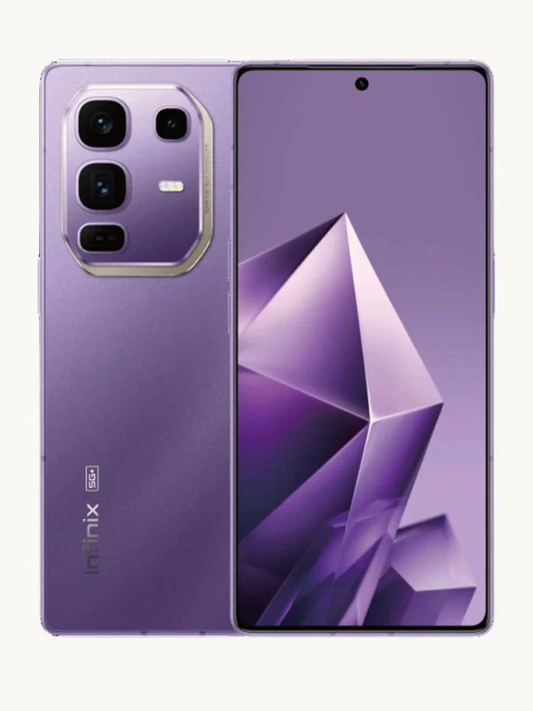 Infinix Note 50pro Media Tek G100 Ultimate 6.78'FHD+AMOLED 2460x1080 5200 мАч 50 МП, purple. Ростест