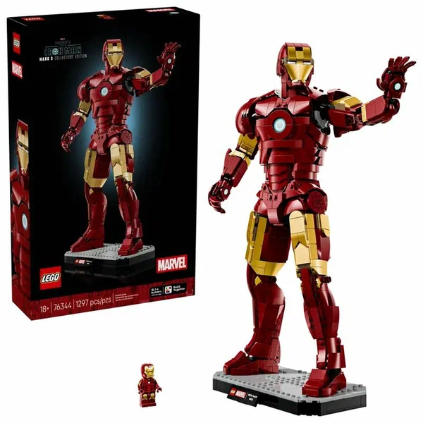 Конструктор LEGO Marvel SUPER HEROES - Железный Человек Марк 3, 1297 эл. - Лего Марвел 76344