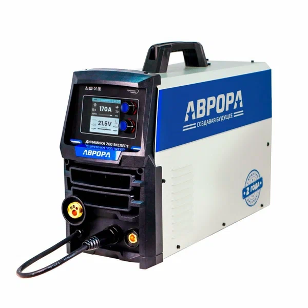 Сварочный аппарат Aurora Динамика 200 Эксперт, ручная дуговая (MMA), аргонодуговая (TIG), полуавтоматическая (MIG/MAG)