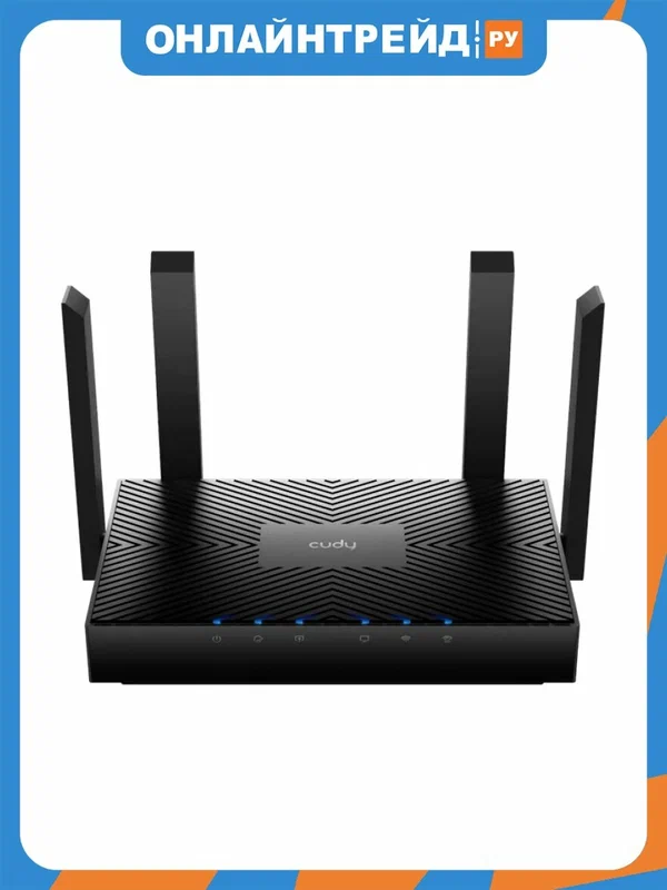 Wi-Fi роутер Cudy WR3000 черный (WR3000 V2)