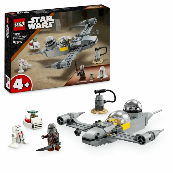 Конструктор LEGO Star Wars™ 75410 Звездный истребитель N-1 Мандо и Грогу, 92 дет.