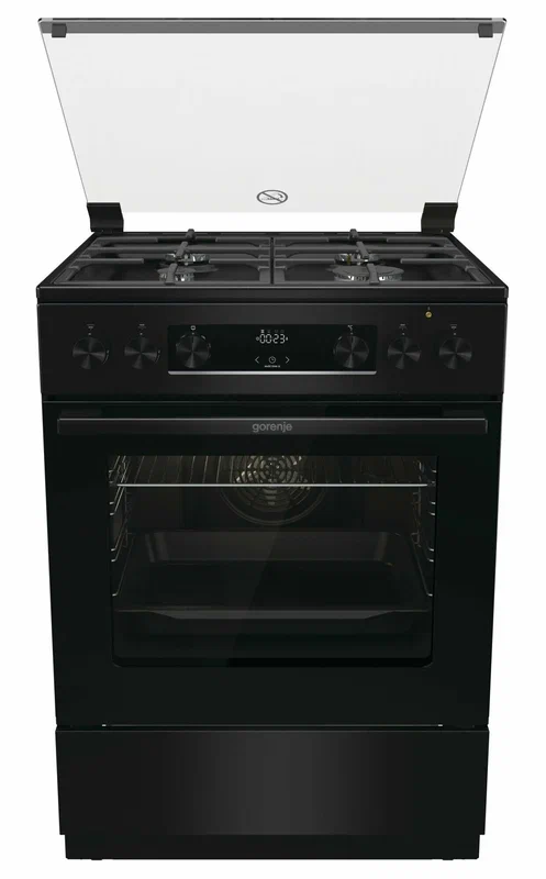 Плита Gorenje GK6C44BF, черная матовая