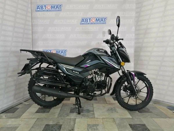 Мопед VENTO AURA 50 куб. см, 4-тактн, 3 л. с, , черный/фиолетовый, серия R1100, VENTO-AURA-BK/VT