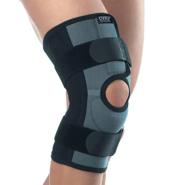 Бандаж для коленного сустава Orto Professional AKN 130 усиленный, Размер L, Черный