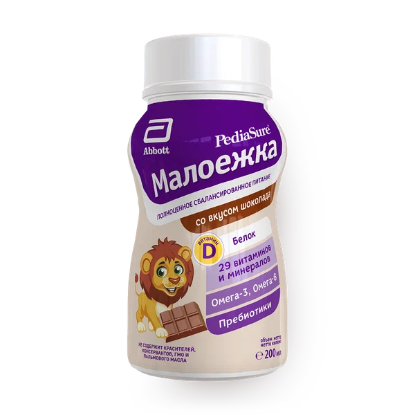 Молочная смесь Nestle Ресурс Юниор Жидкая, от 1 до 11 лет, со вкусом шоколада, 200 мл х 6