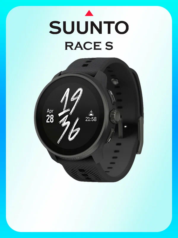 Влагозащитные спортивные часы SUUNTO Race S, SS051013000, All black