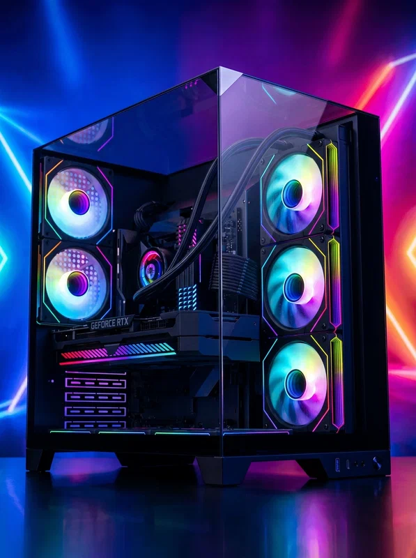 Корпус для ПК GAMEMAX Infinity Plus BK Midi-Tower ATX, Micro-ATX, Mini ITX, USB 3.0+Type C, Закаленное стекло