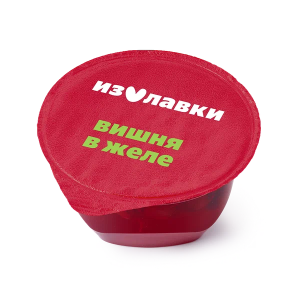 Желе "Из Лавки", вишня, порционное, в пластиковом стакане, 150 г