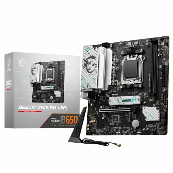 Материнская плата MSI B650M GAMING WIFI, AM5, AMD B650, Micro-ATX, RTL (B650M GAMING WIFI_)