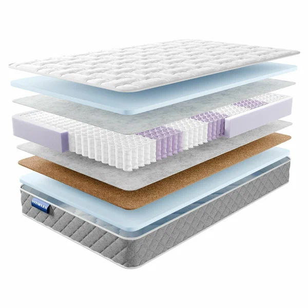 Матрас Vitaflex Premium UltraFlex 160х200 высота 23 см анатомический средней жесткости кокосовый Независимые пружины