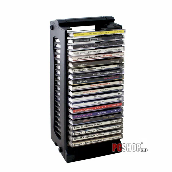 Подставка для CD дисков CD-21MT Диск Бокс Sound Box держатель на 21 бокс - чёрная