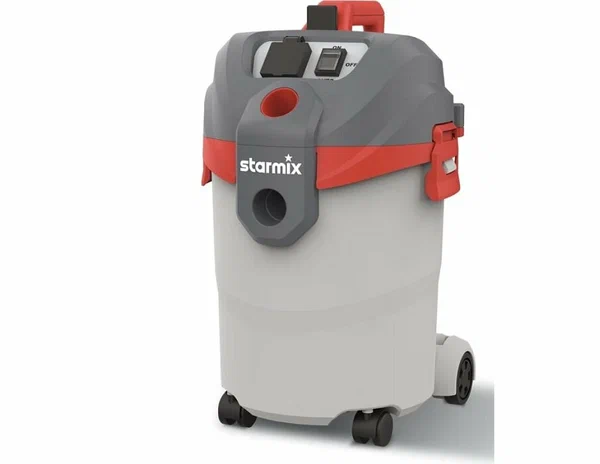 Пылесос Starmix Строительный FLEXO APL 20-14 с системой очистки фильтра, функцией выдува, розеткой для электроинструмента