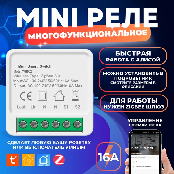 Реле Sonoff ZBMINIL2 Extreme ZigBee