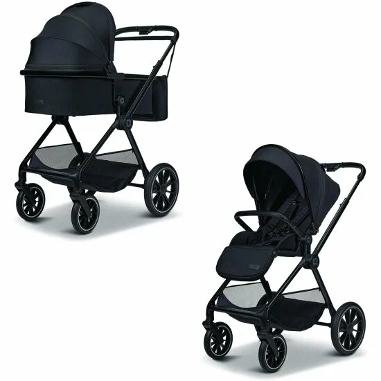 Коляска 2 в 1 Moon 64980800-700 Clicc onyx/melange 2025