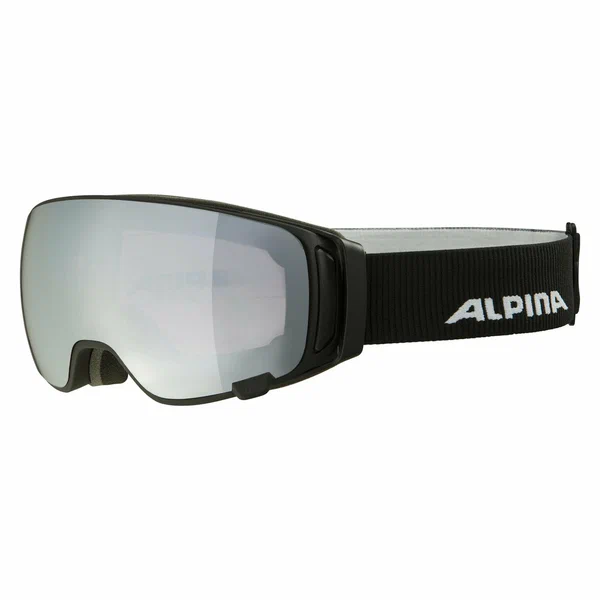 Маска горнолыжная ALPINA Double Jack Mag Q Black Matt/Q S1 + Mirror Black S3 Sph. (US: M)