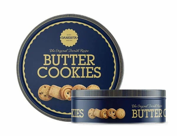 Печенье Danesita "Butter Cookies", сливочное, в жестяной коробке, 454г
