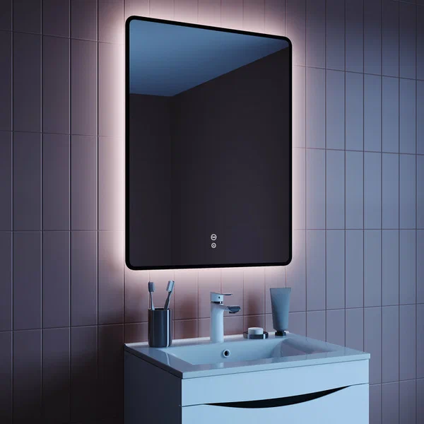 Зеркало с подсветкой и термообогревом IDDIS Клауд Икс (Cloud X) CLX60T0i98 60 см, LED-лента, сенсорный