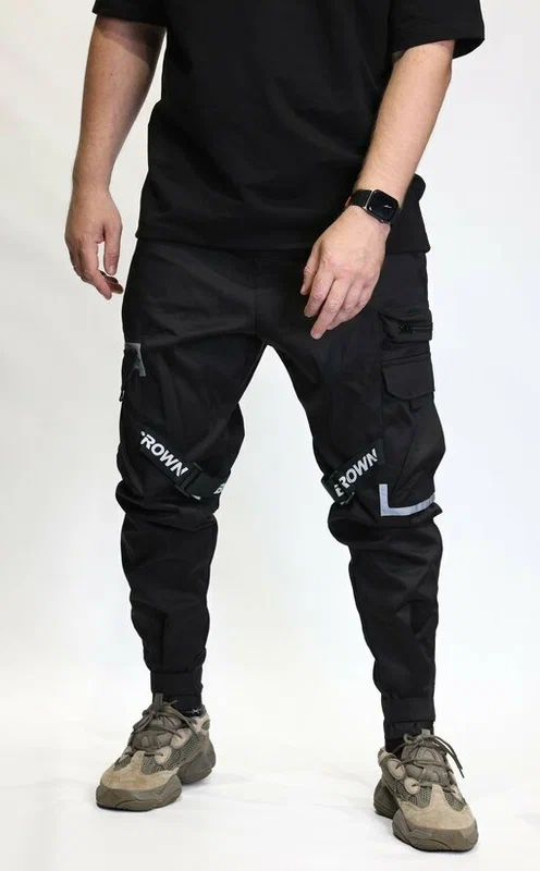 Брюки джоггеры BLK CROWN базовый