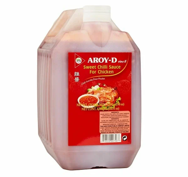 Соус сладкий чили Aroy-D для курицы для маринада, запекания и обжаривания 5.4 л, Таиланд
