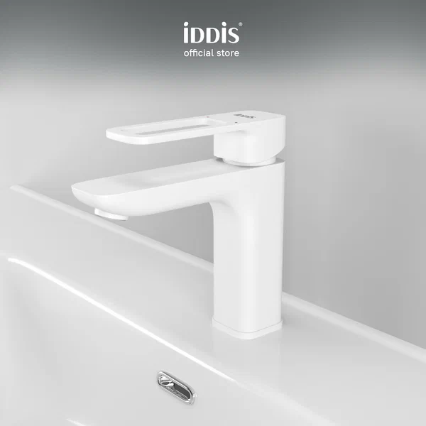 Смеситель для раковины и умывальника IDDIS Слайд (Slide) SLIWT00i01 белый матовый