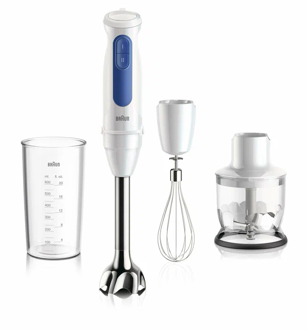 Погружной блендер BRAUN MQ30202 M MultiQuick 3 Белый 900 Вт Кнопочно-механический