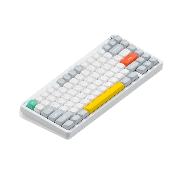Беспроводная механическая клавиатура QMK Nuphy Halo75V2 Ionic White(русская раскладка), RGB, Hot Swap, Raspberry Switch