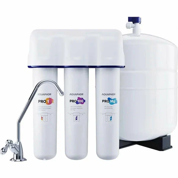 Водоочиститель Аквафор OSMO Pro-100-3-А-М осмо Pro 100, из пластиковых, АКВАФОР серии Осмо